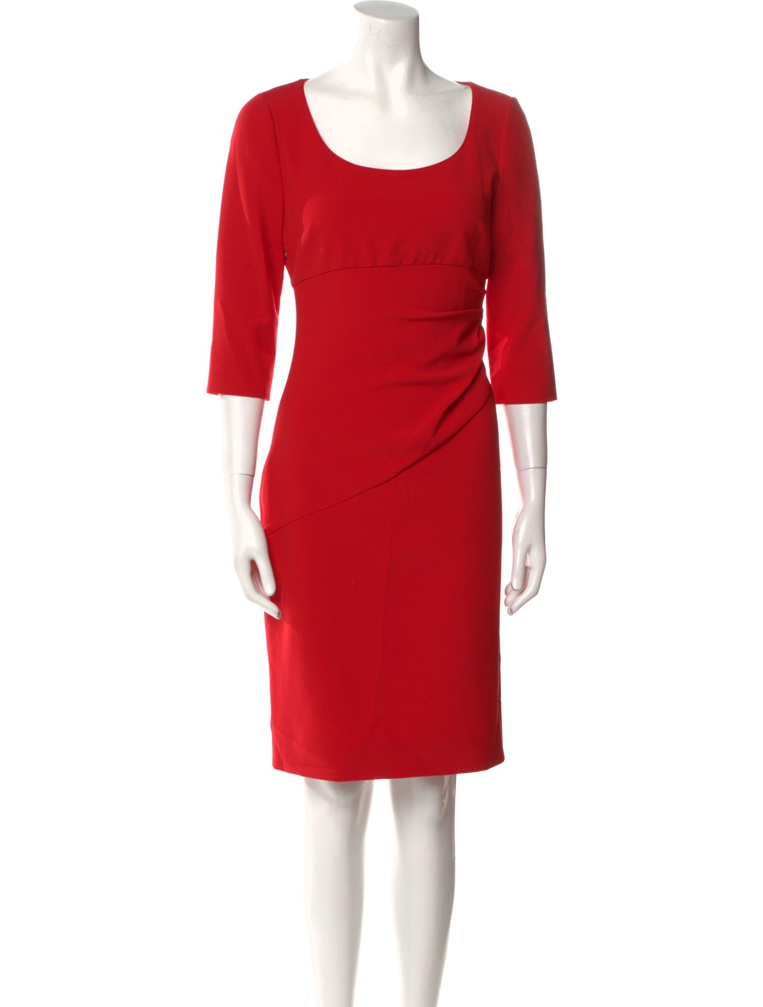Diane von Furstenberg Scoop Neck Knee-Length Dress