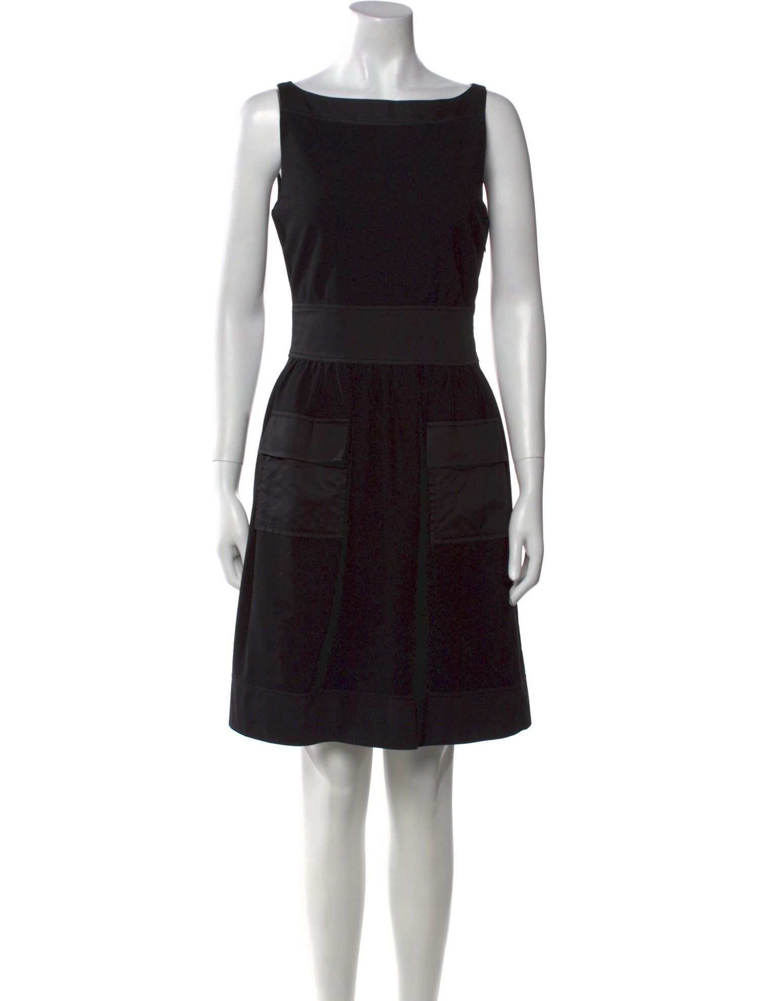 Diane von Furstenberg Bateau Neckline Mini Dress