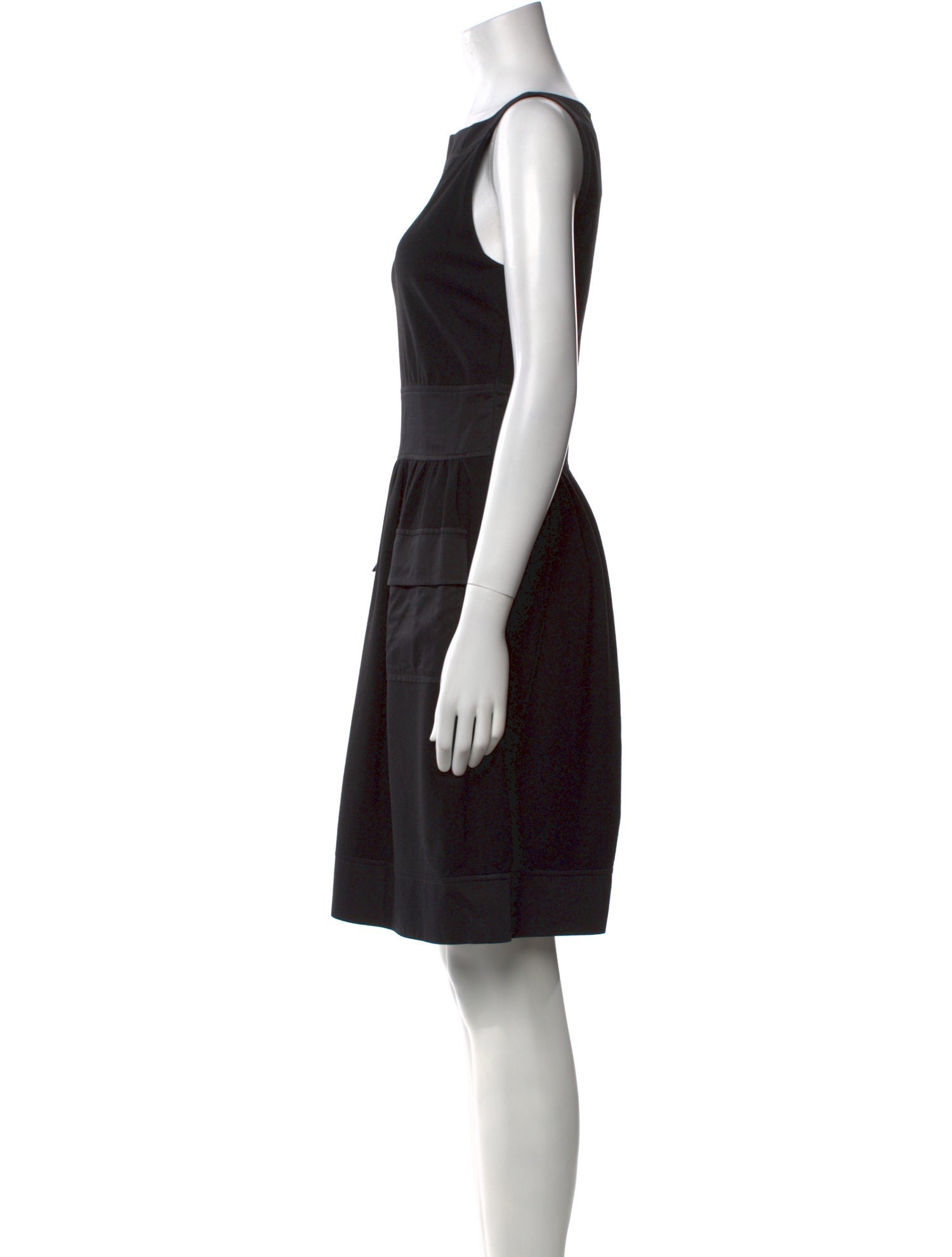 Diane von Furstenberg Bateau Neckline Mini Dress