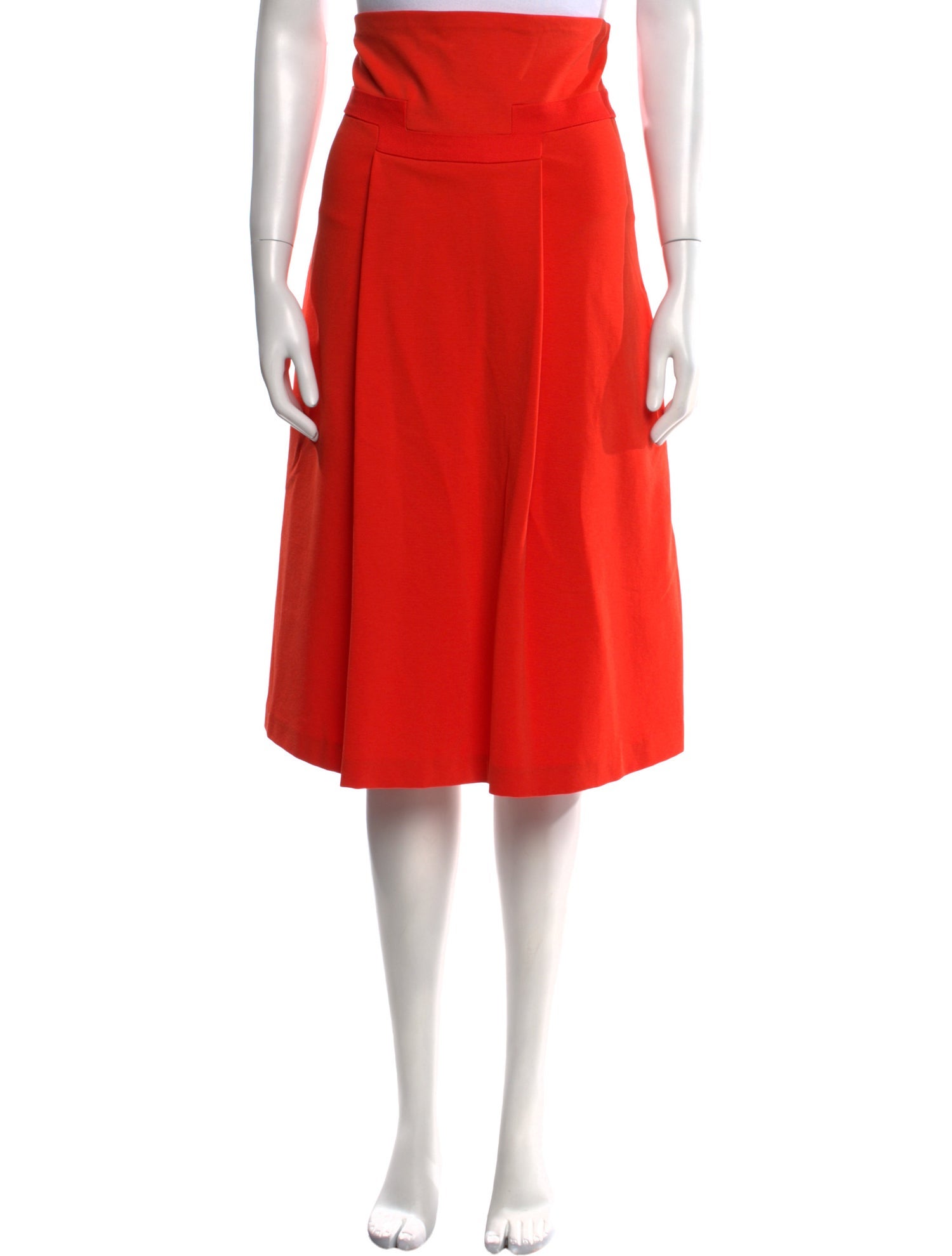 Diane von Furstenberg Pleated Accents Knee-Length Skirt w/ Tags