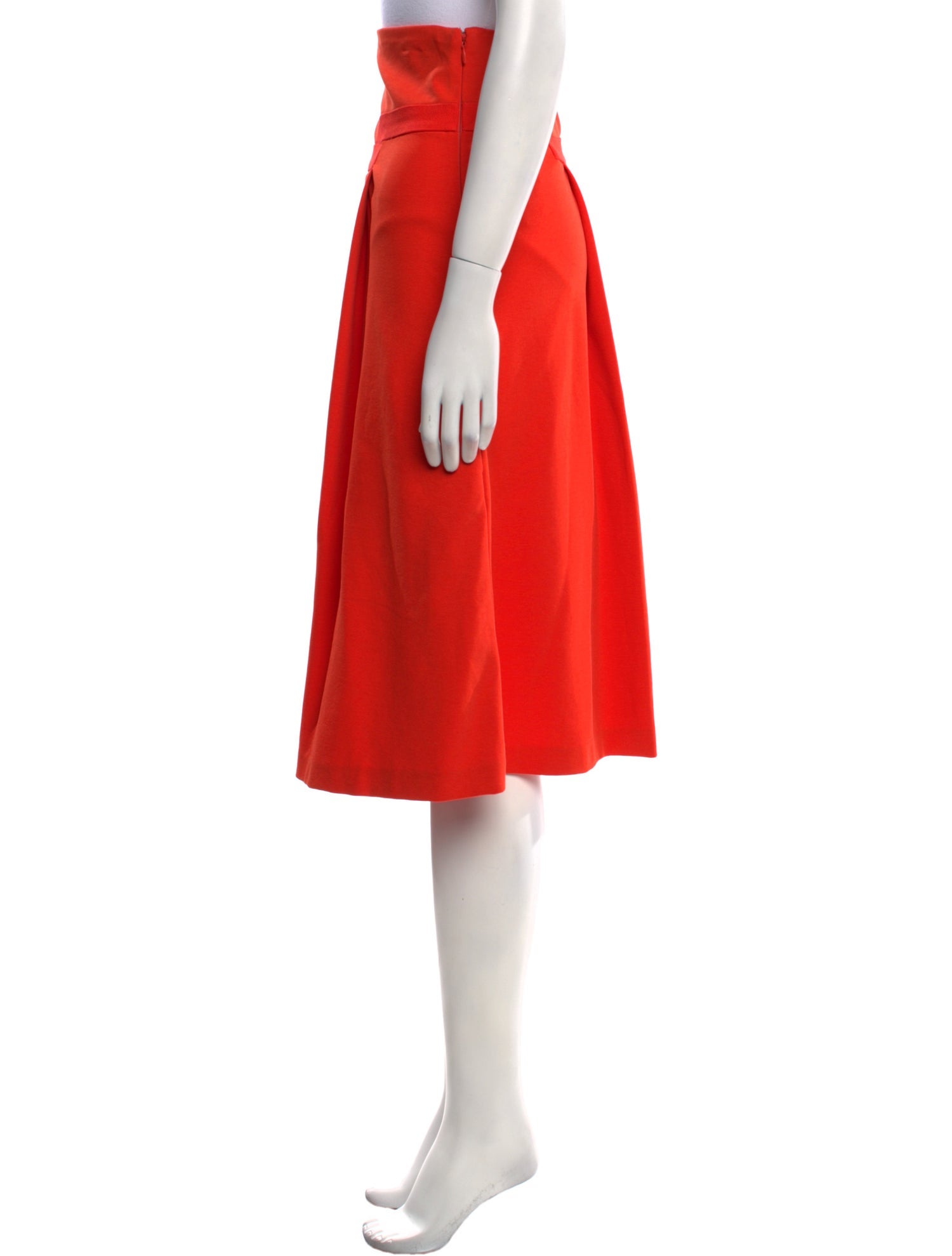 Diane von Furstenberg Pleated Accents Knee-Length Skirt w/ Tags