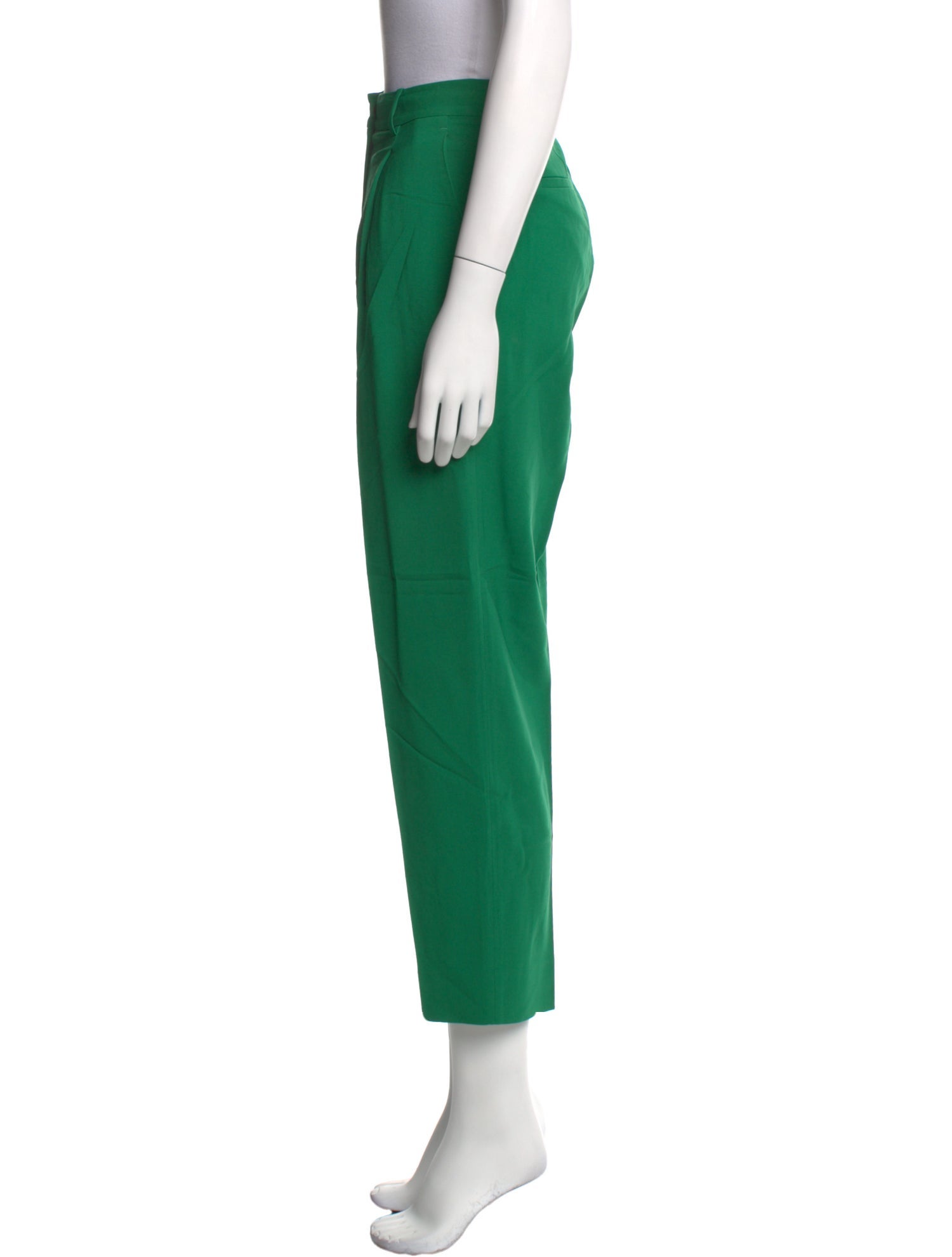 Diane von Furstenberg Wool Straight Leg Pants