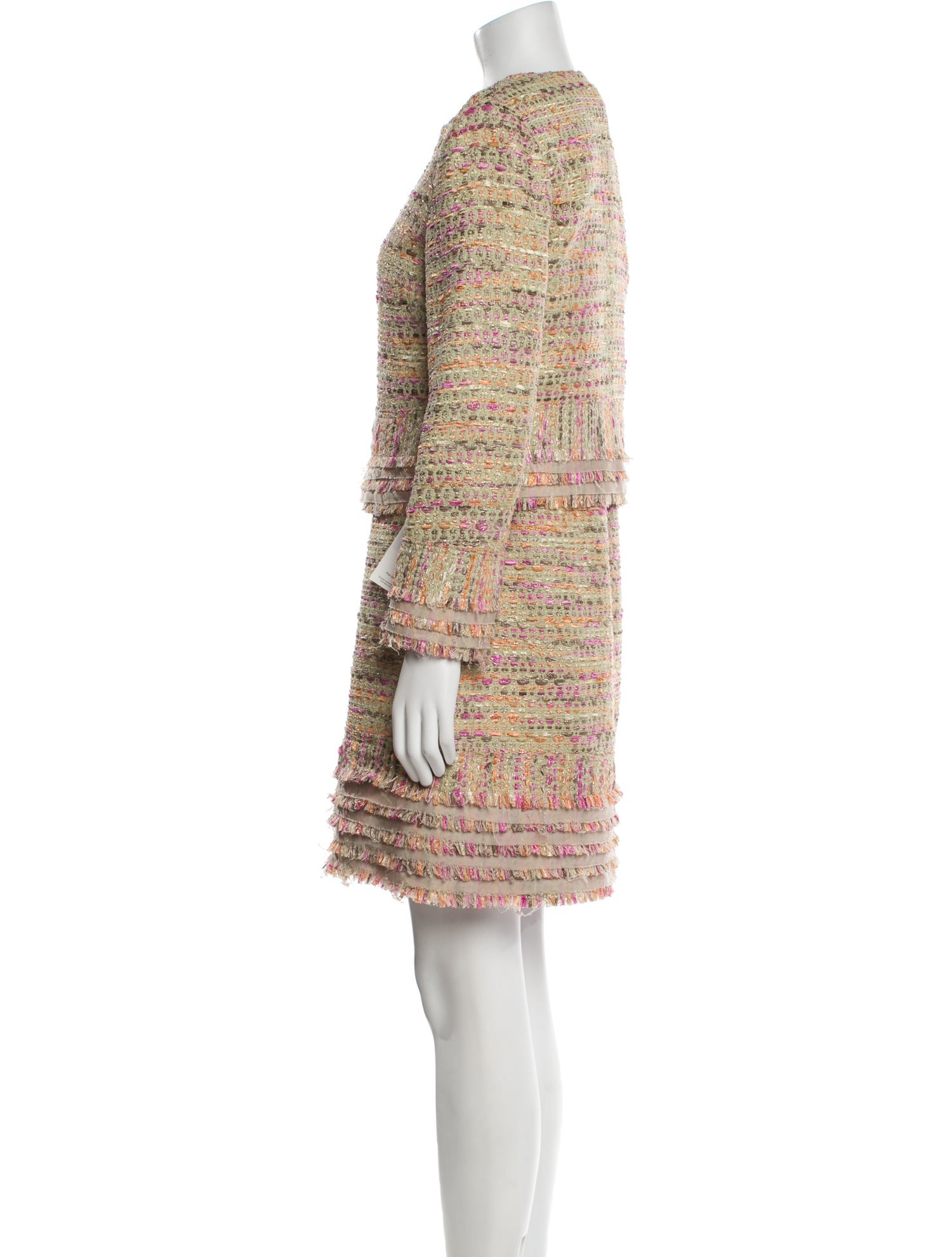 Diane von Furstenberg Tweed Printed Dress Set