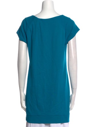 Diane von Furstenberg Scoop Neck Short Sleeve Top