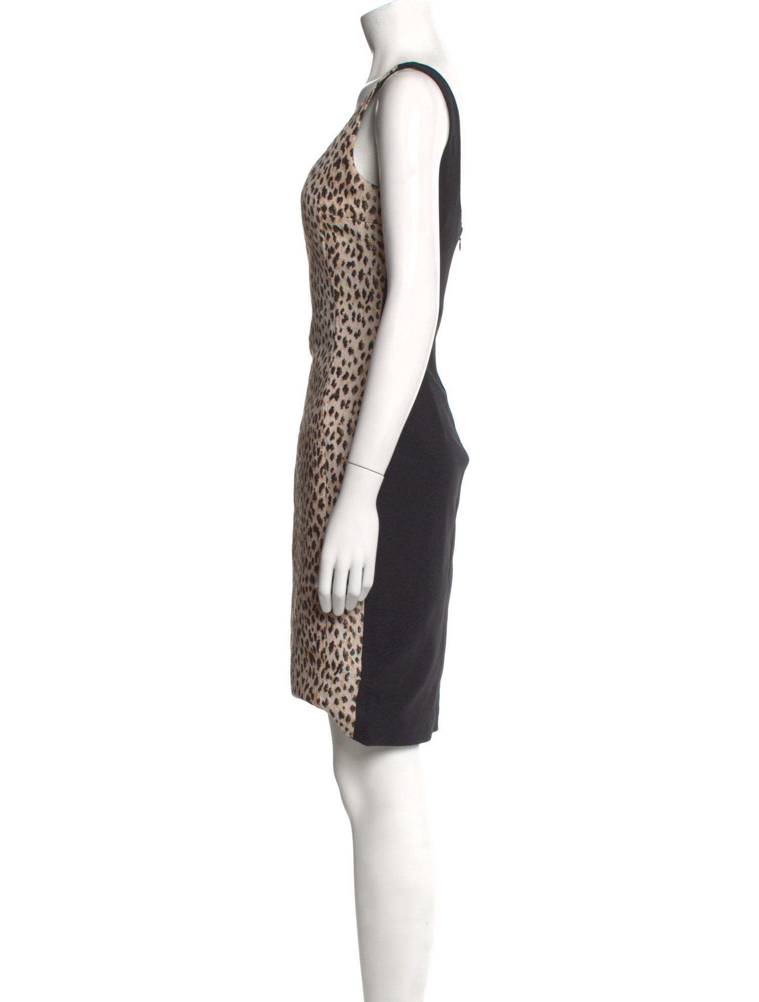 Diane von Furstenberg Animal Print Knee-Length Dress