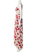 Diane von Furstenberg Floral Print Long Dress