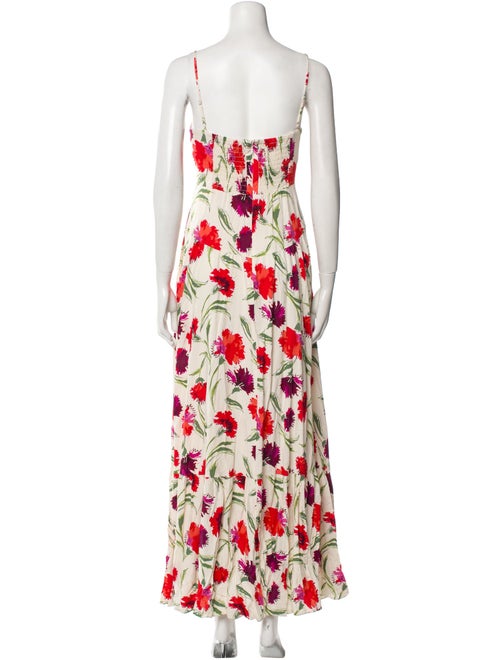 Diane von Furstenberg Floral Print Long Dress