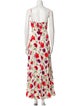Diane von Furstenberg Floral Print Long Dress
