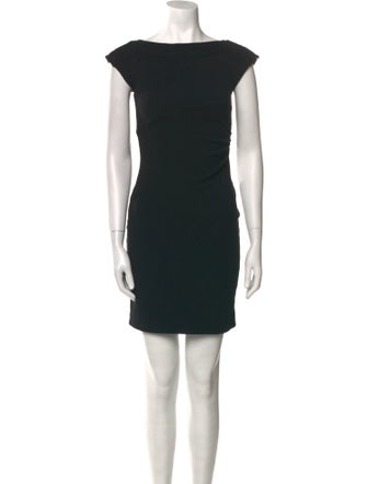 Diane von Furstenberg Bateau Neckline Mini Dress