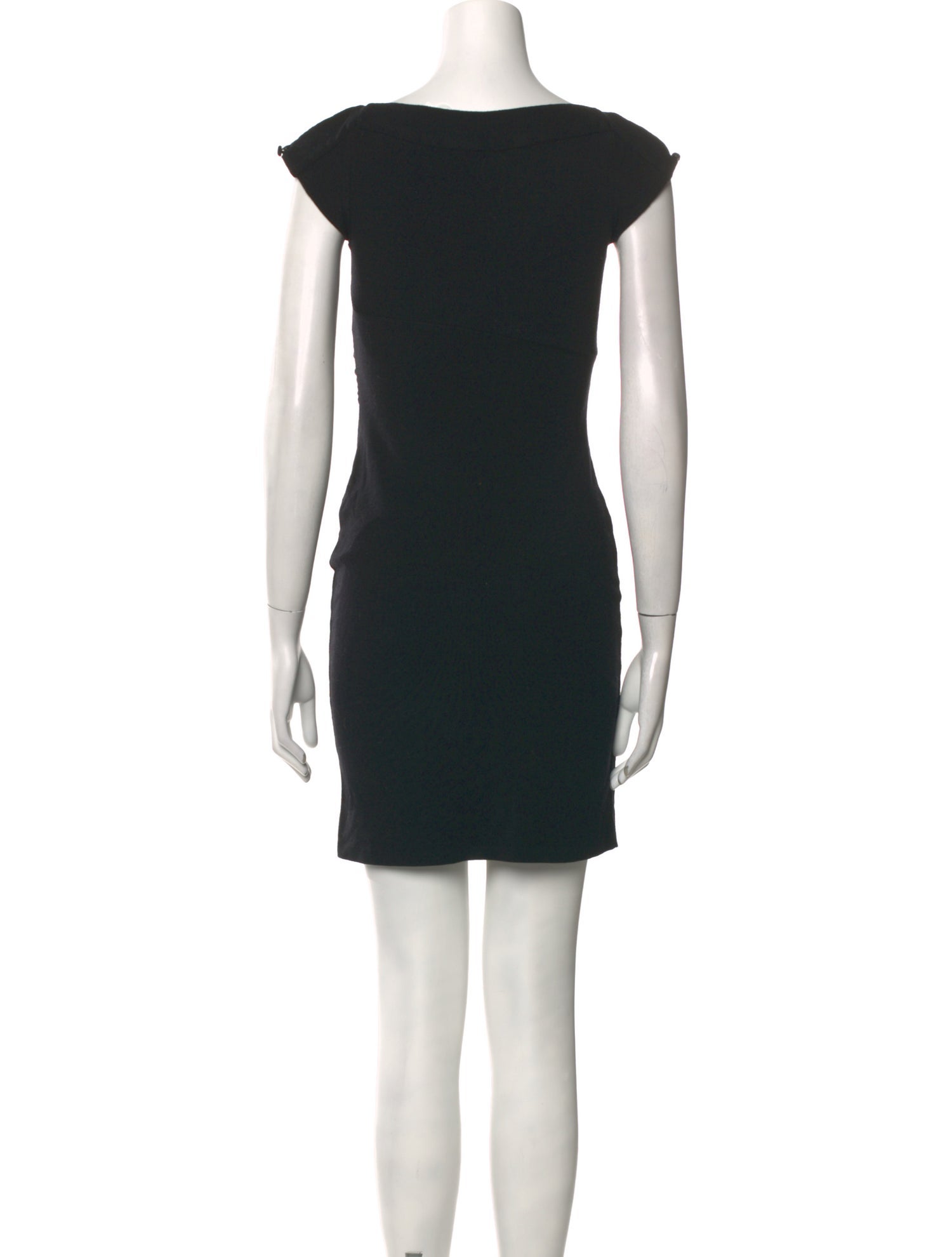 Diane von Furstenberg Bateau Neckline Mini Dress