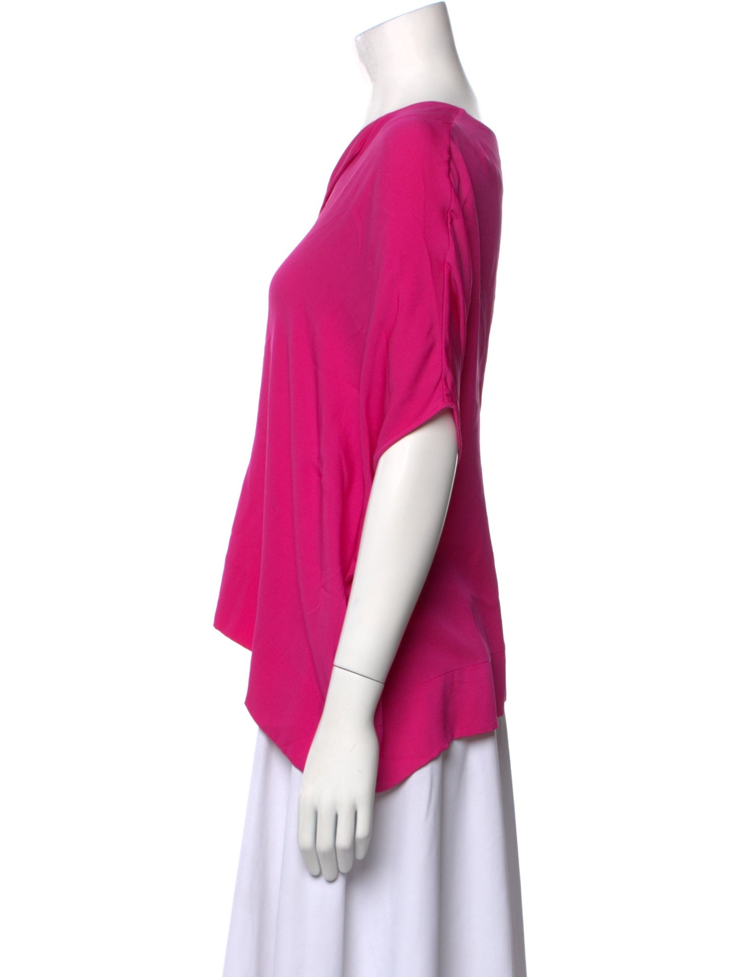 Diane von Furstenberg Silk V-Neck Blouse