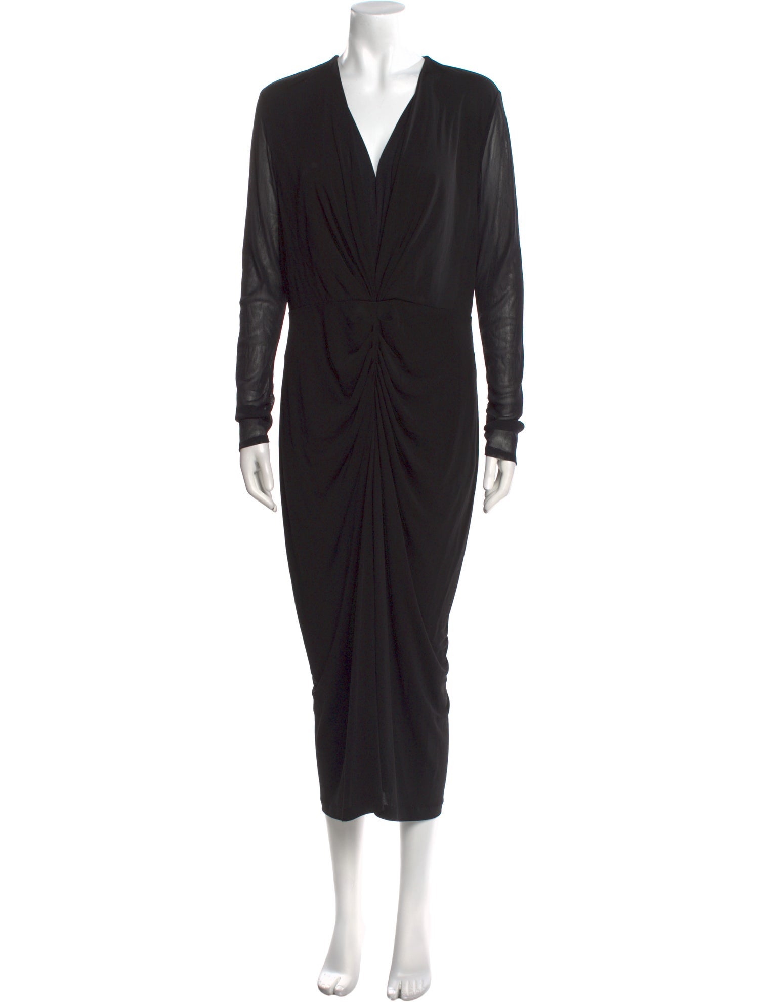 Diane von Furstenberg Cowl Neck Midi Length Dress