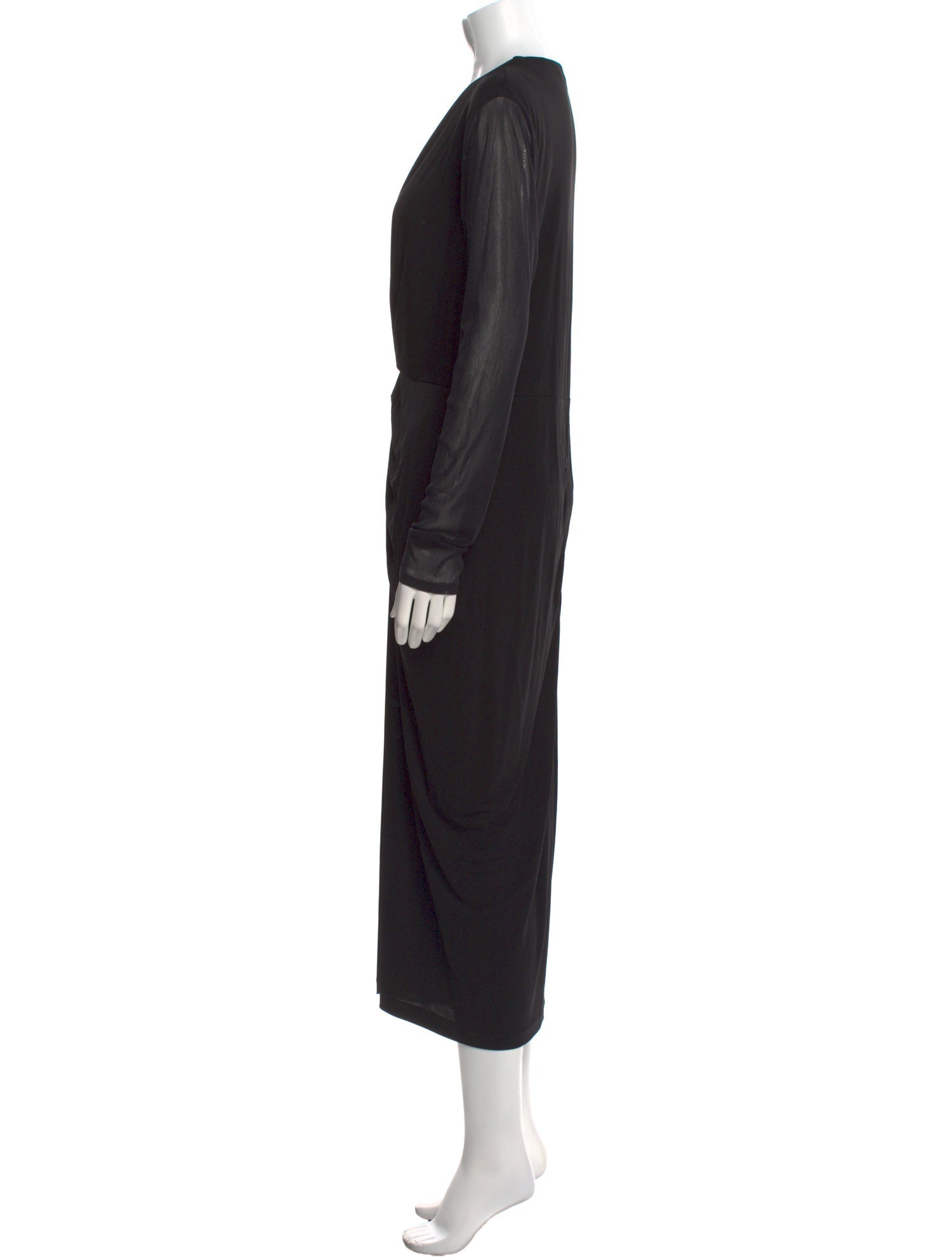 Diane von Furstenberg Cowl Neck Midi Length Dress
