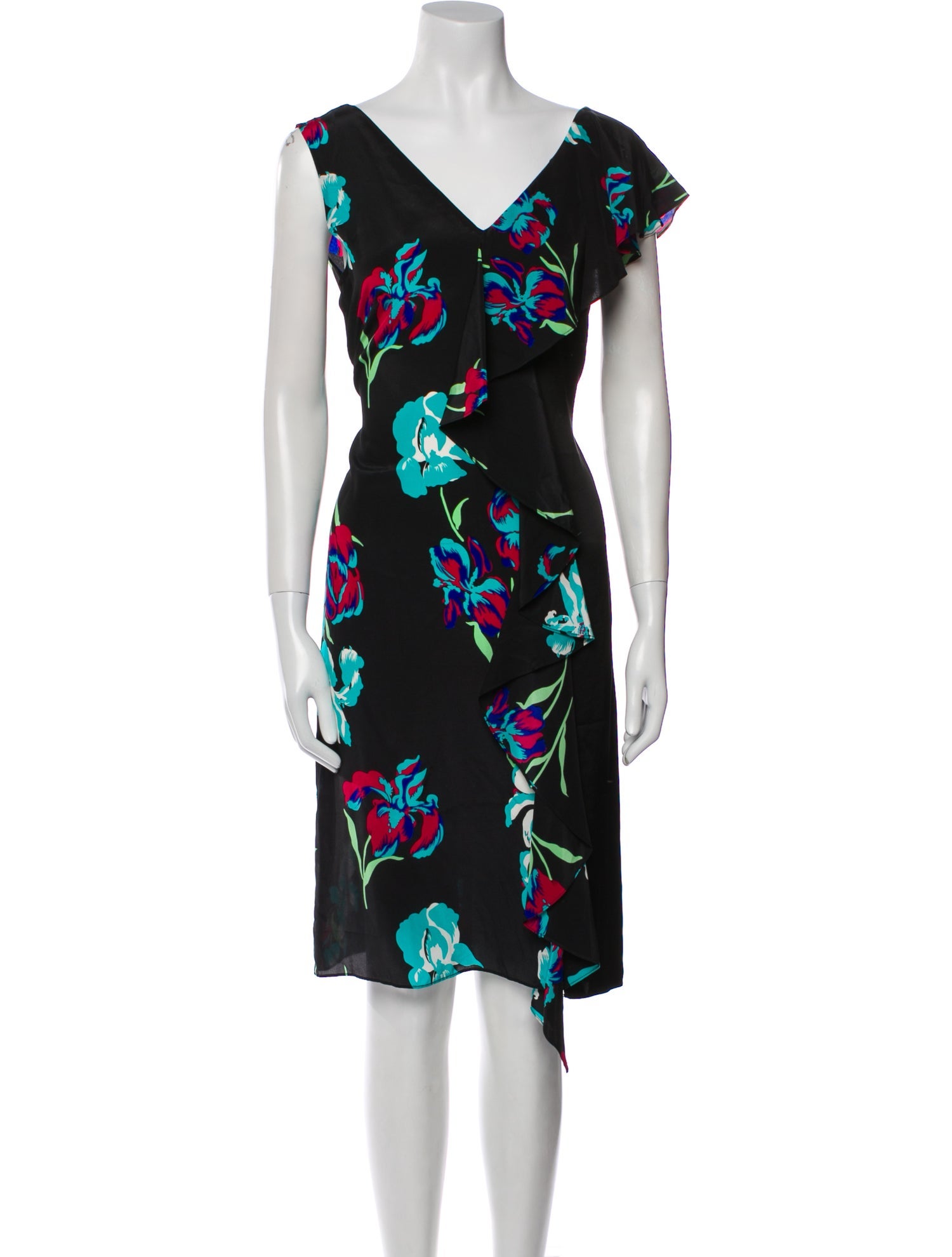 Diane von Furstenberg Silk Knee-Length Dress
