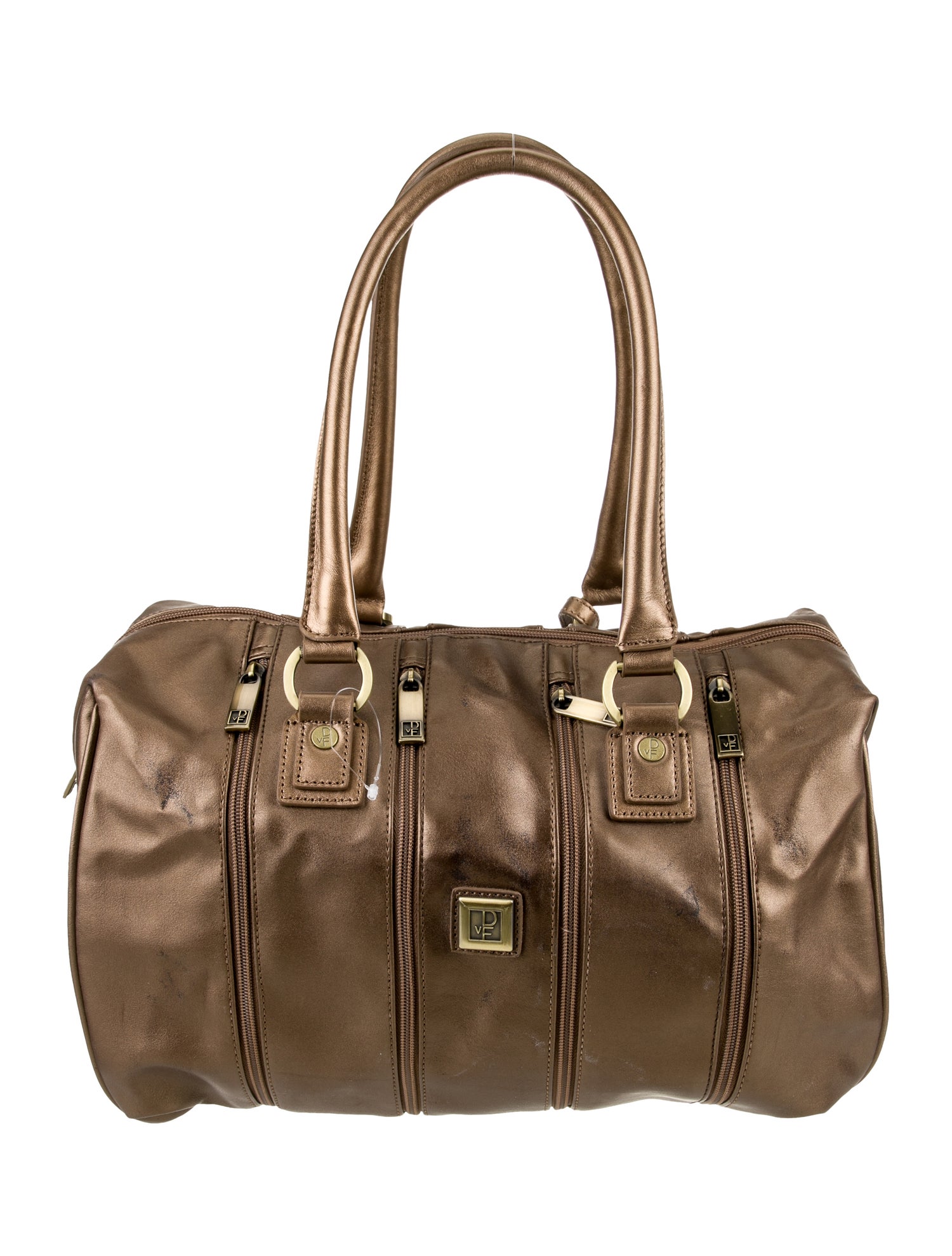 Diane von Furstenberg Leather Top Handle Bag