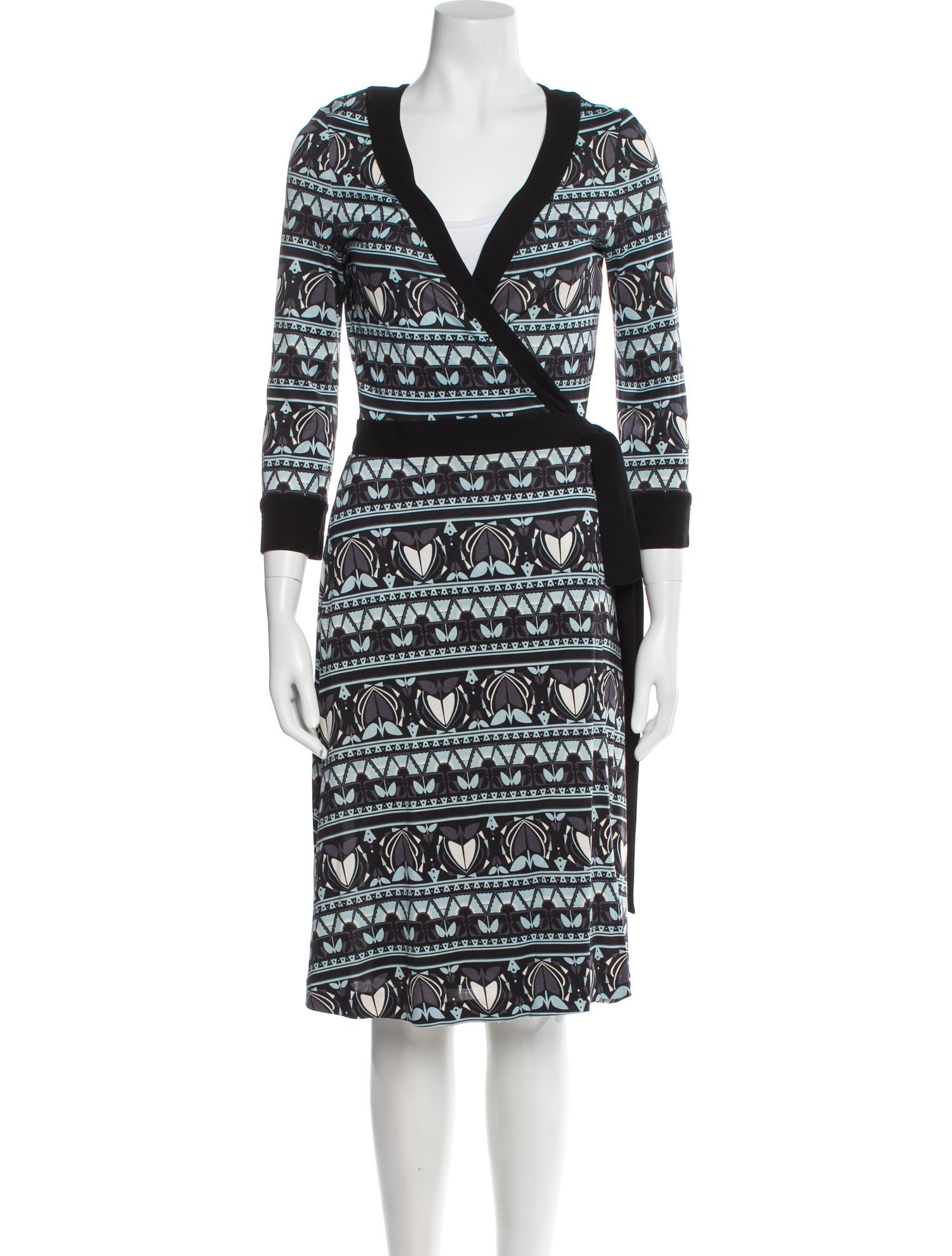 Diane von Furstenberg Silk Printed Nightgown