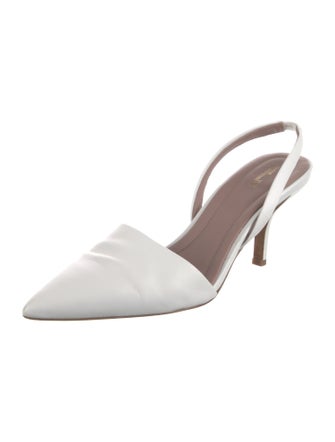 Diane von Furstenberg Leather Slingback Pumps