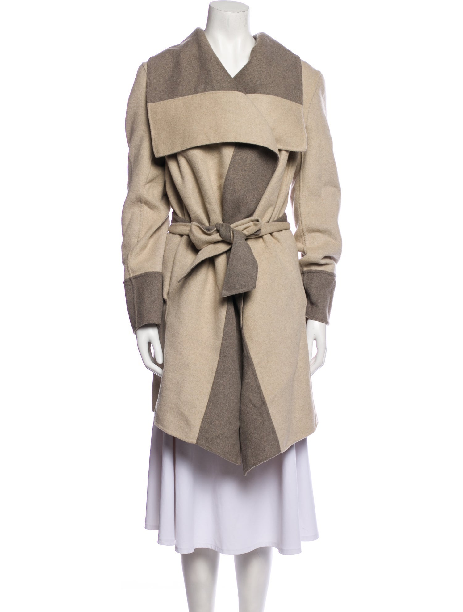 Diane von Furstenberg Wool Trench Coat