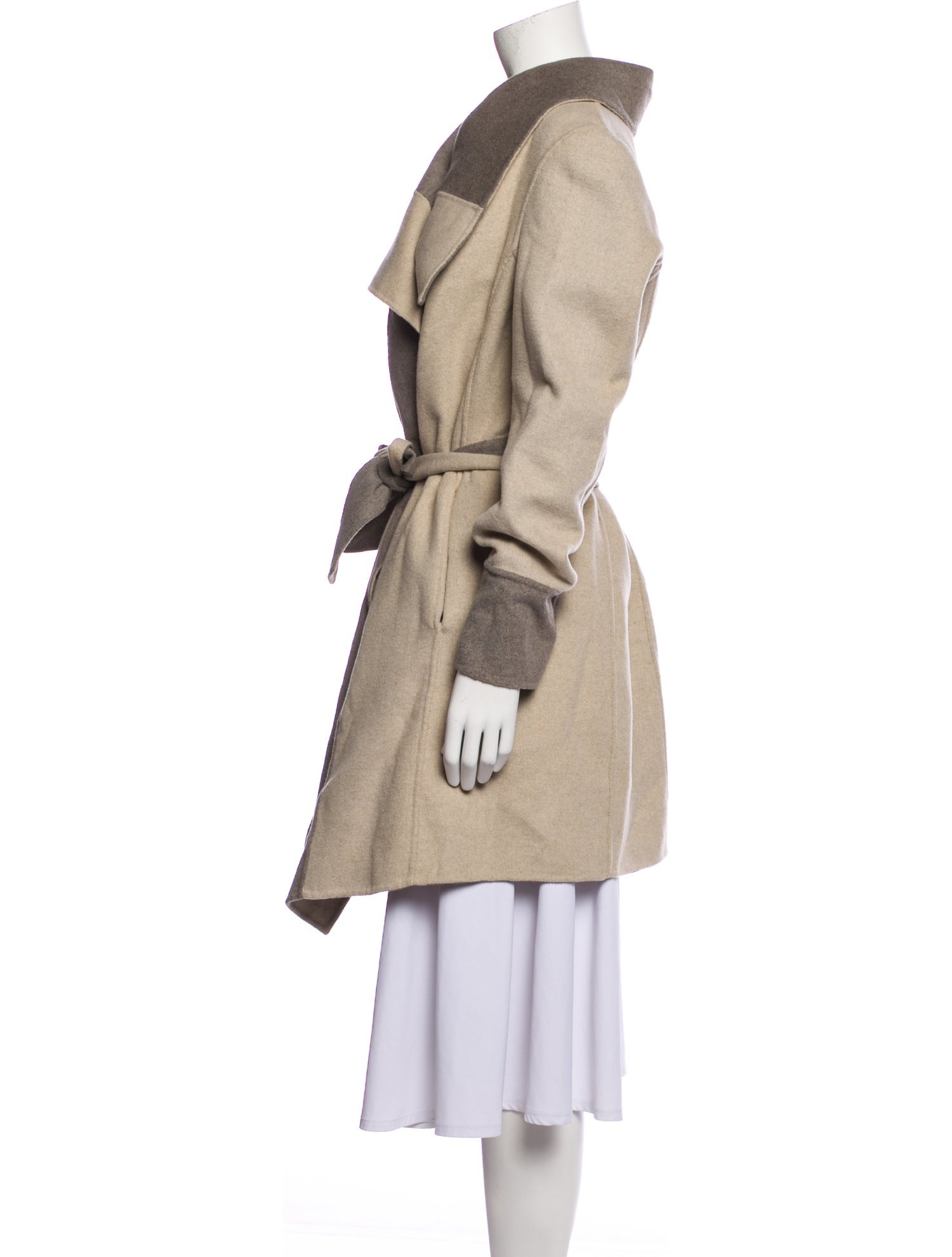 Diane von Furstenberg Wool Trench Coat