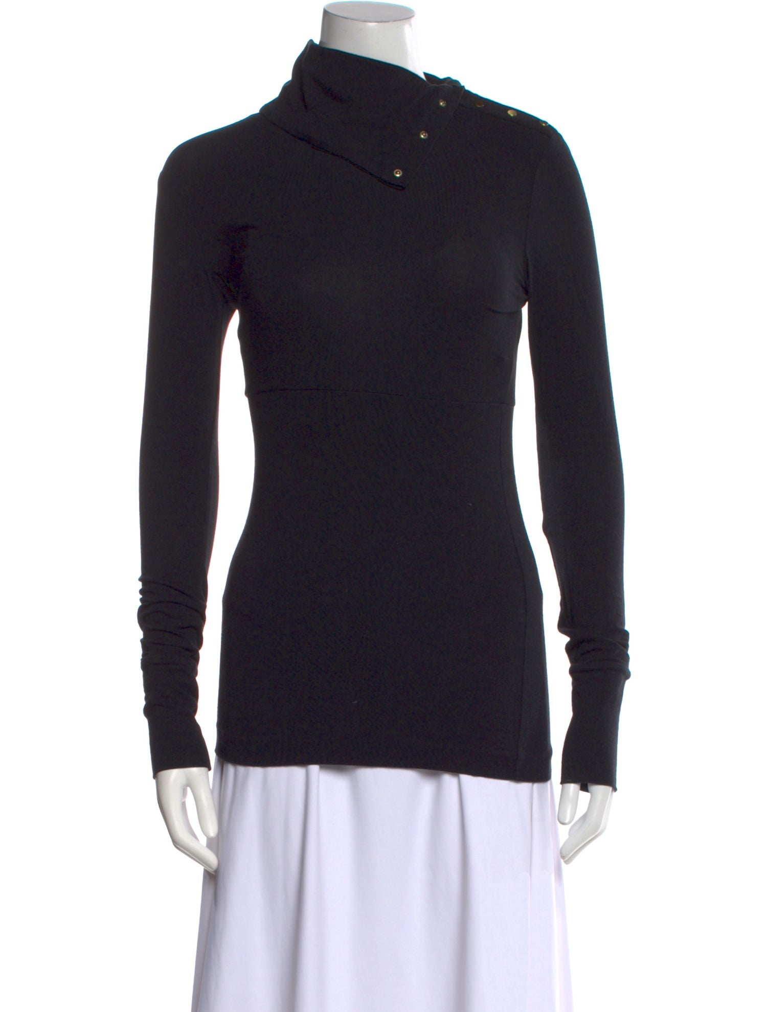 Diane von Furstenberg Turtleneck Long Sleeve Top