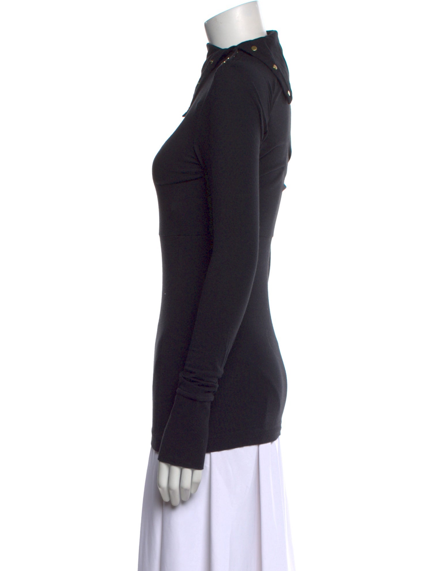 Diane von Furstenberg Turtleneck Long Sleeve Top