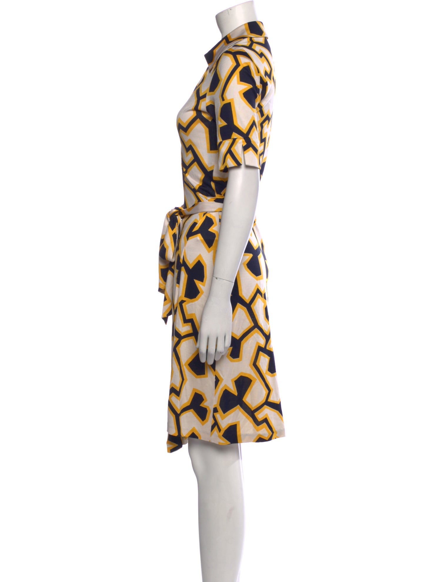 Diane von Furstenberg Printed Knee-Length Dress