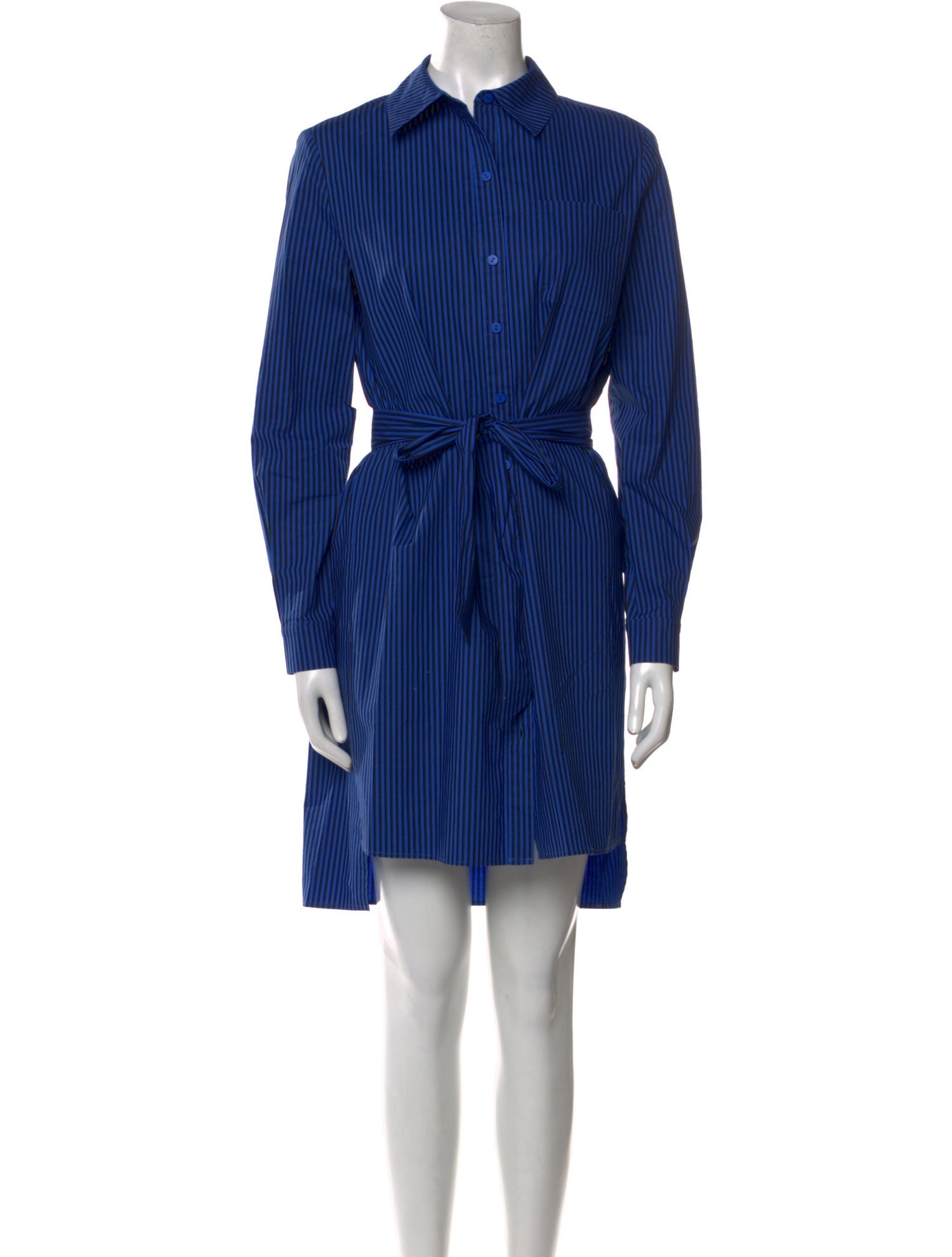 Diane von Furstenberg Striped Midi Length Dress