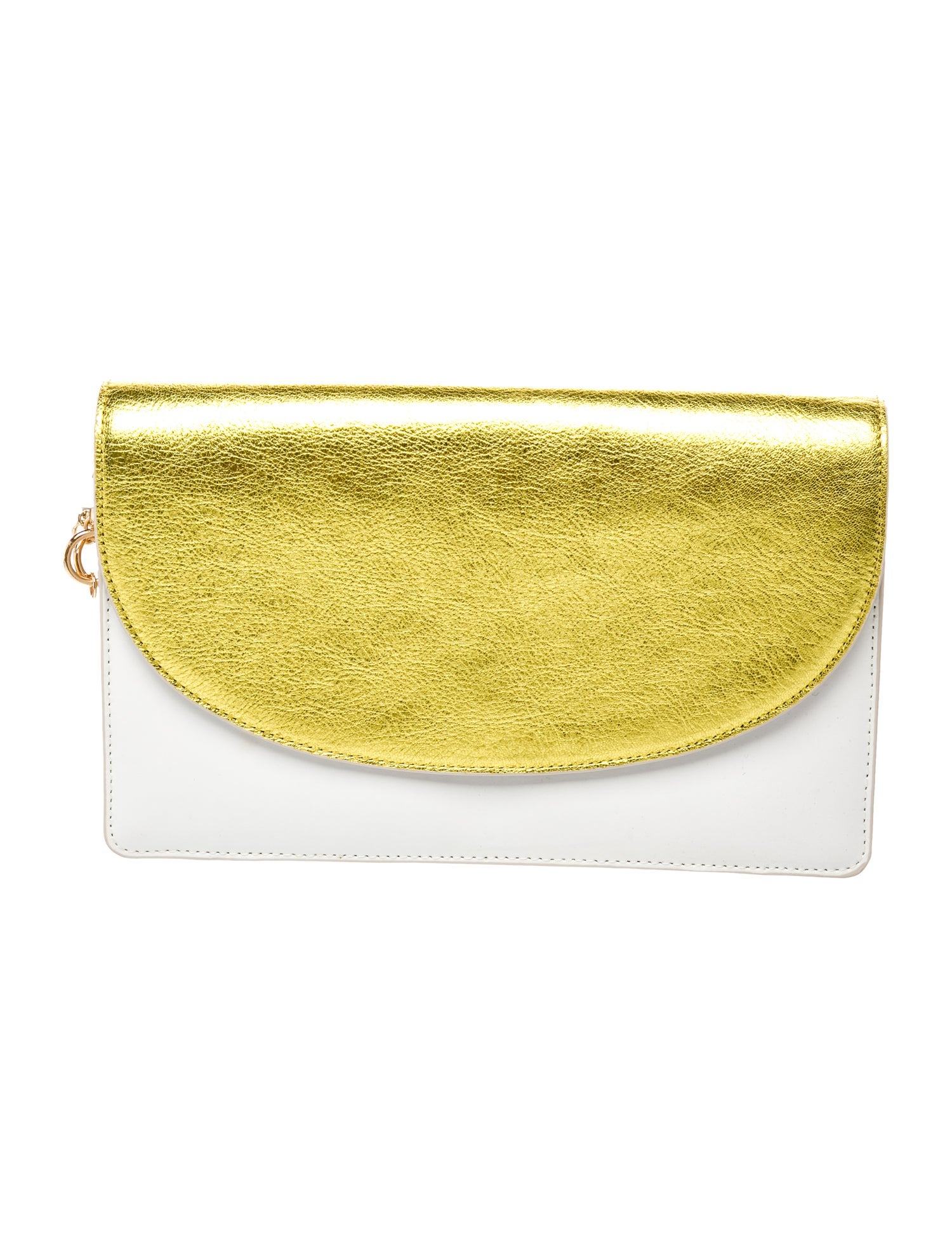 Diane von Furstenberg Saffiano Leather Clutch