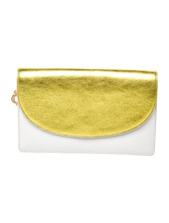 Diane von Furstenberg Saffiano Leather Clutch