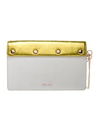 Diane von Furstenberg Saffiano Leather Clutch