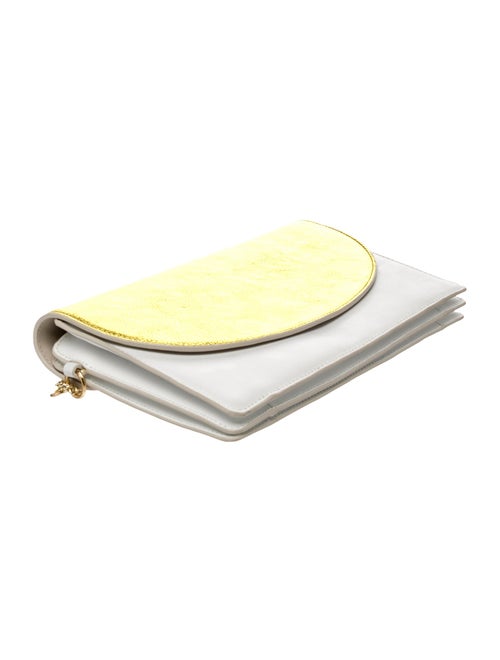 Diane von Furstenberg Saffiano Leather Clutch