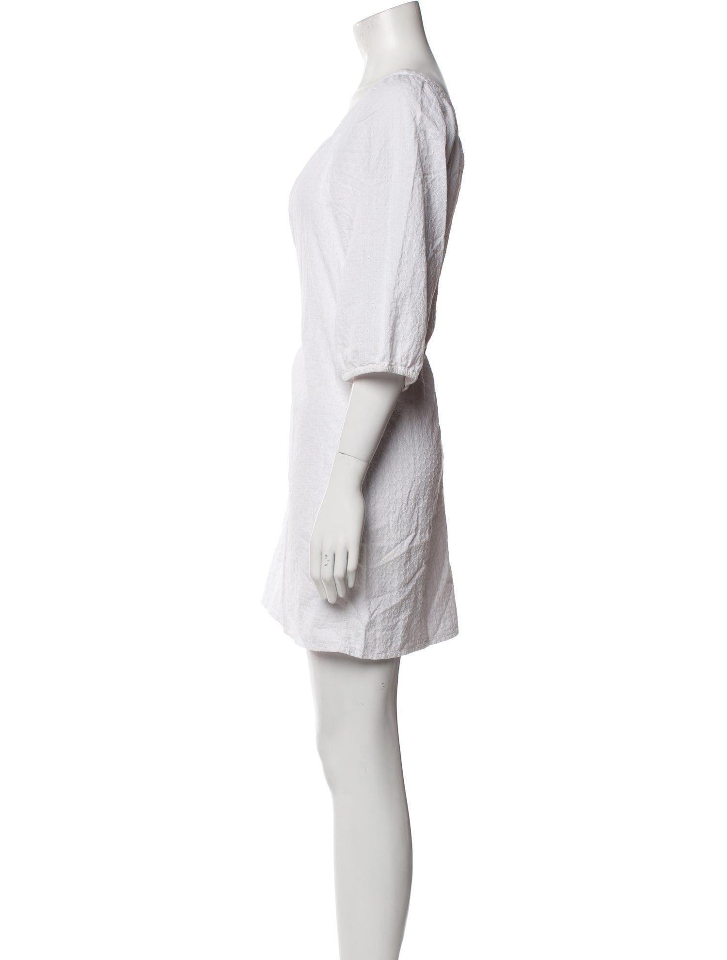 Diane von Furstenberg Bateau Neckline Mini Dress