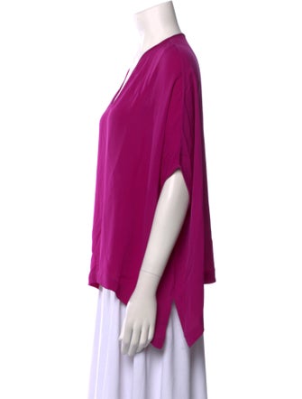 Diane von Furstenberg Silk V-Neck Blouse