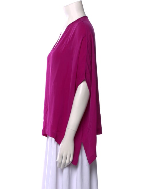 Diane von Furstenberg Silk V-Neck Blouse