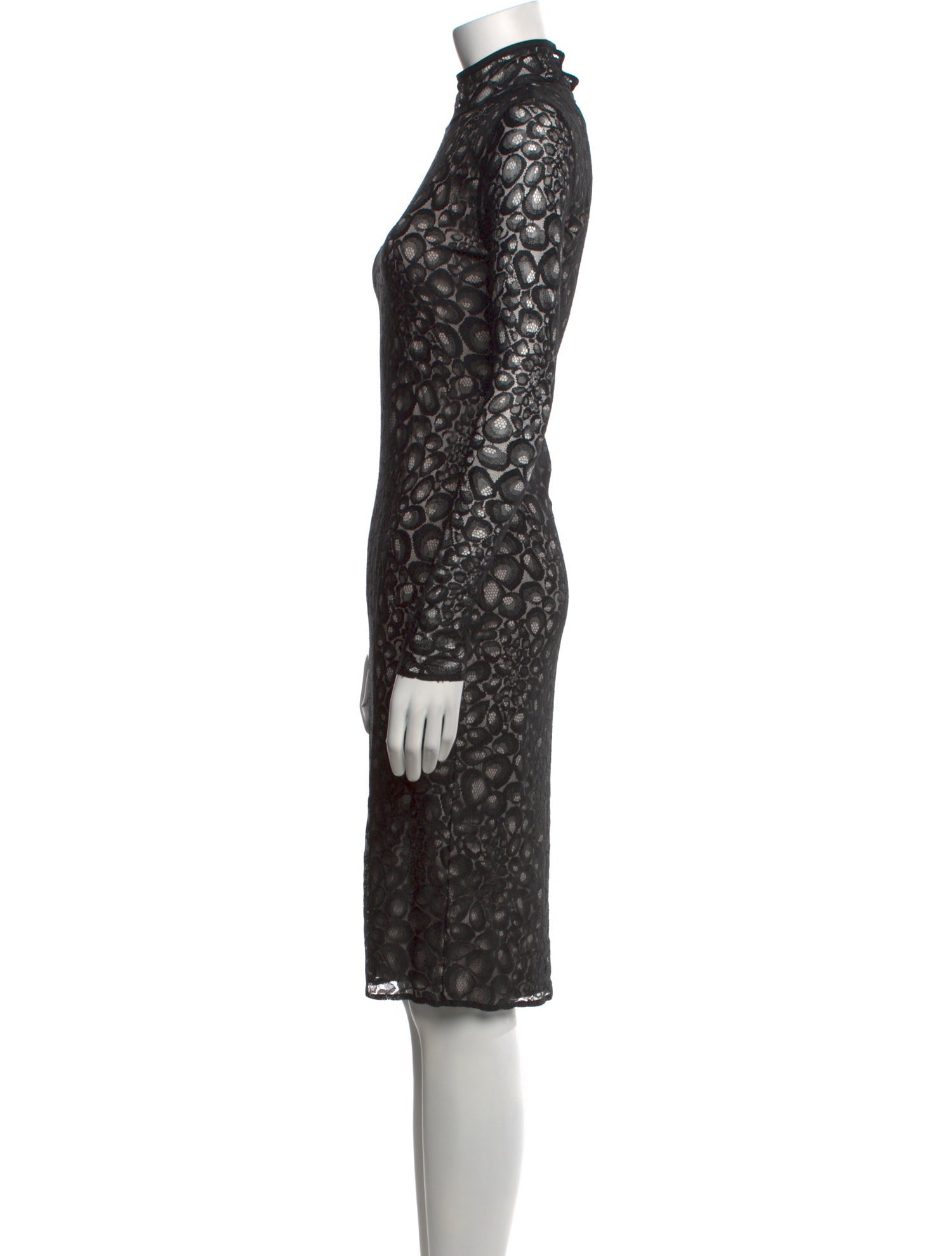 Diane von Furstenberg Lace Pattern Midi Length Dress