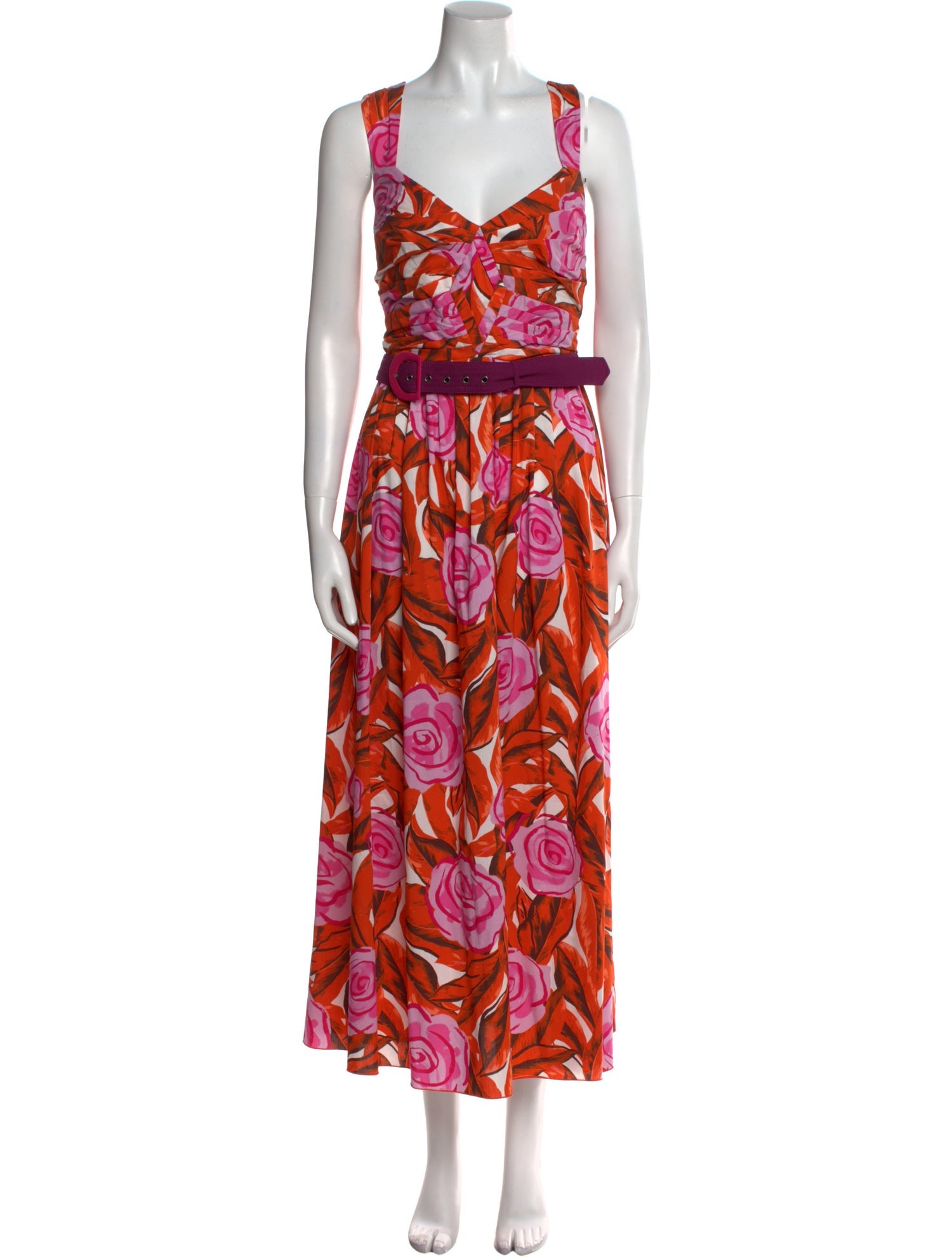 Diane von Furstenberg Printed Long Dress