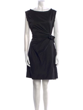 Diane von Furstenberg Bateau Neckline Mini Dress