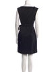 Diane von Furstenberg Bateau Neckline Mini Dress