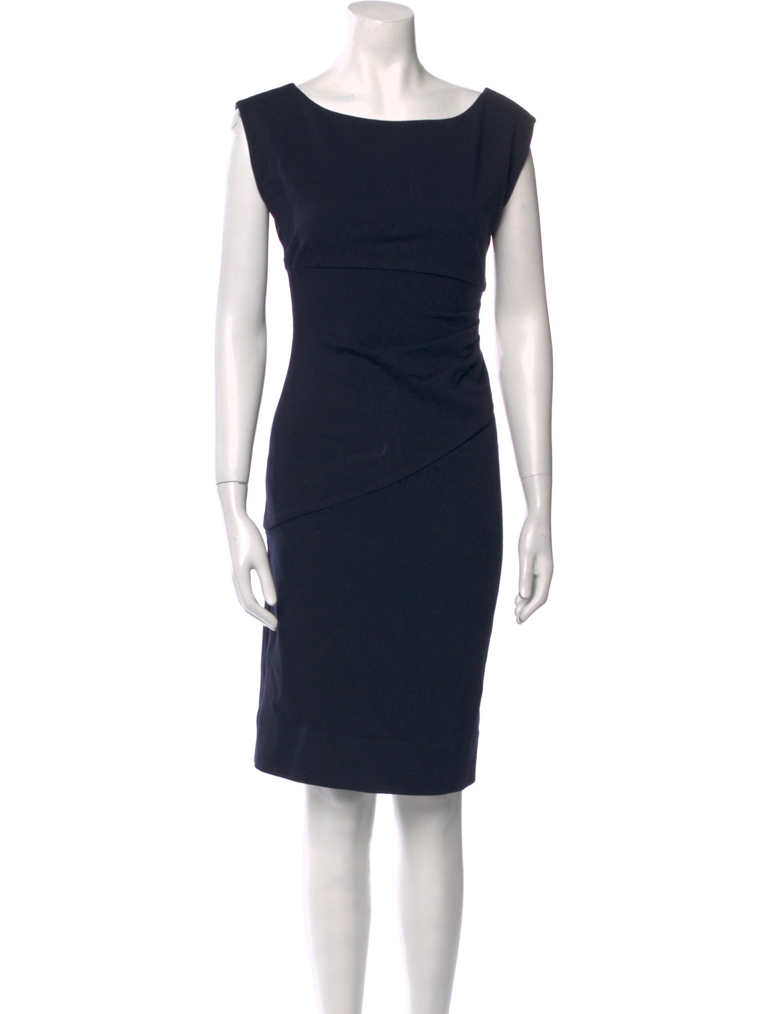 Diane von Furstenberg Bateau Neckline Knee-Length Dress