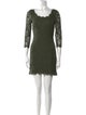 Diane von Furstenberg Lace Pattern Mini Dress
