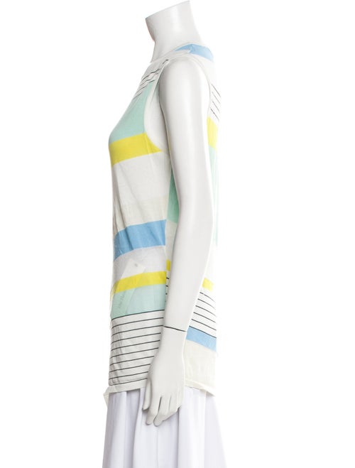 Diane von Furstenberg Striped Scoop Neck Tunic