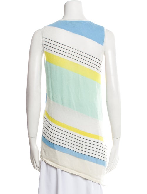 Diane von Furstenberg Striped Scoop Neck Tunic