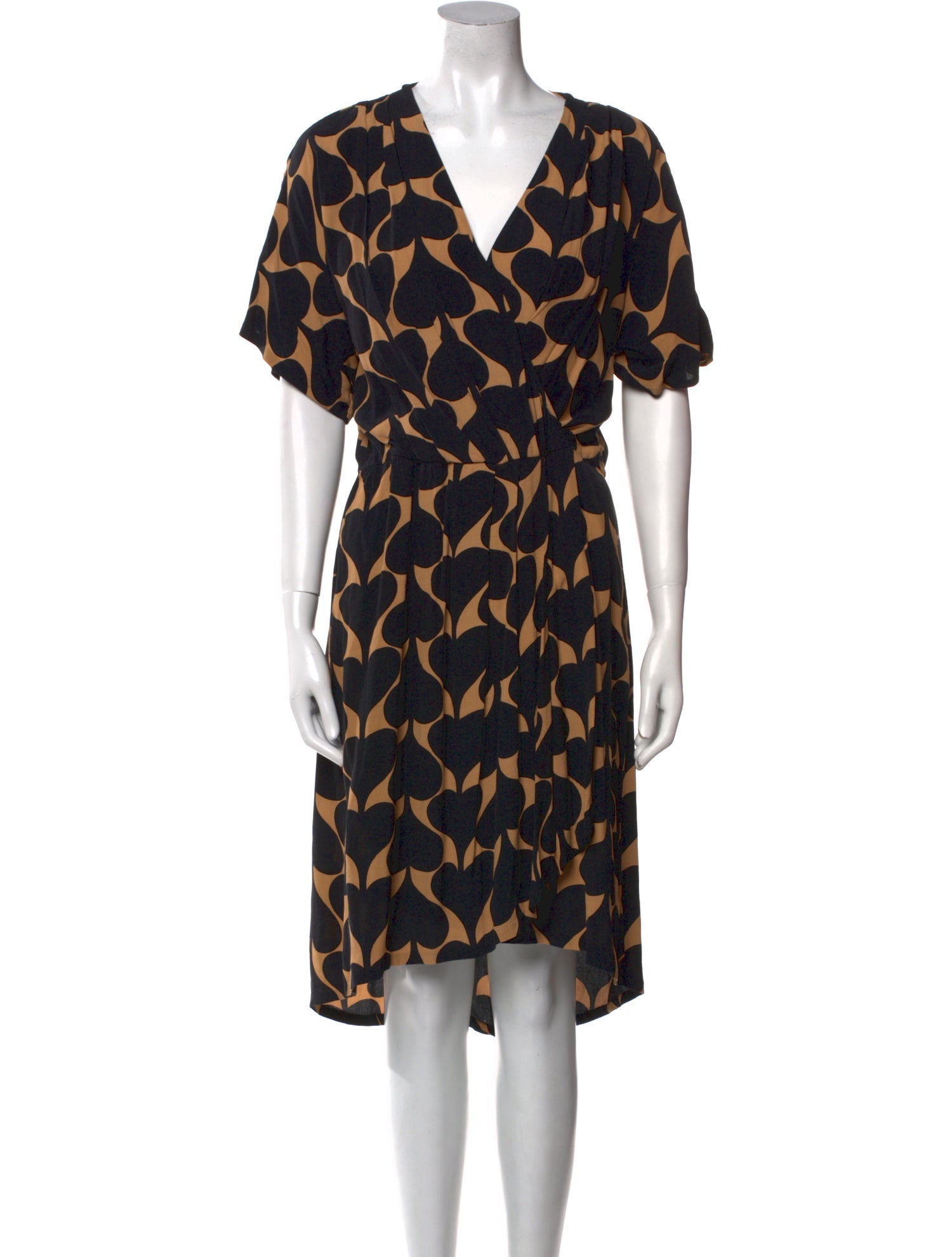 Diane von Furstenberg Printed Midi Length Dress