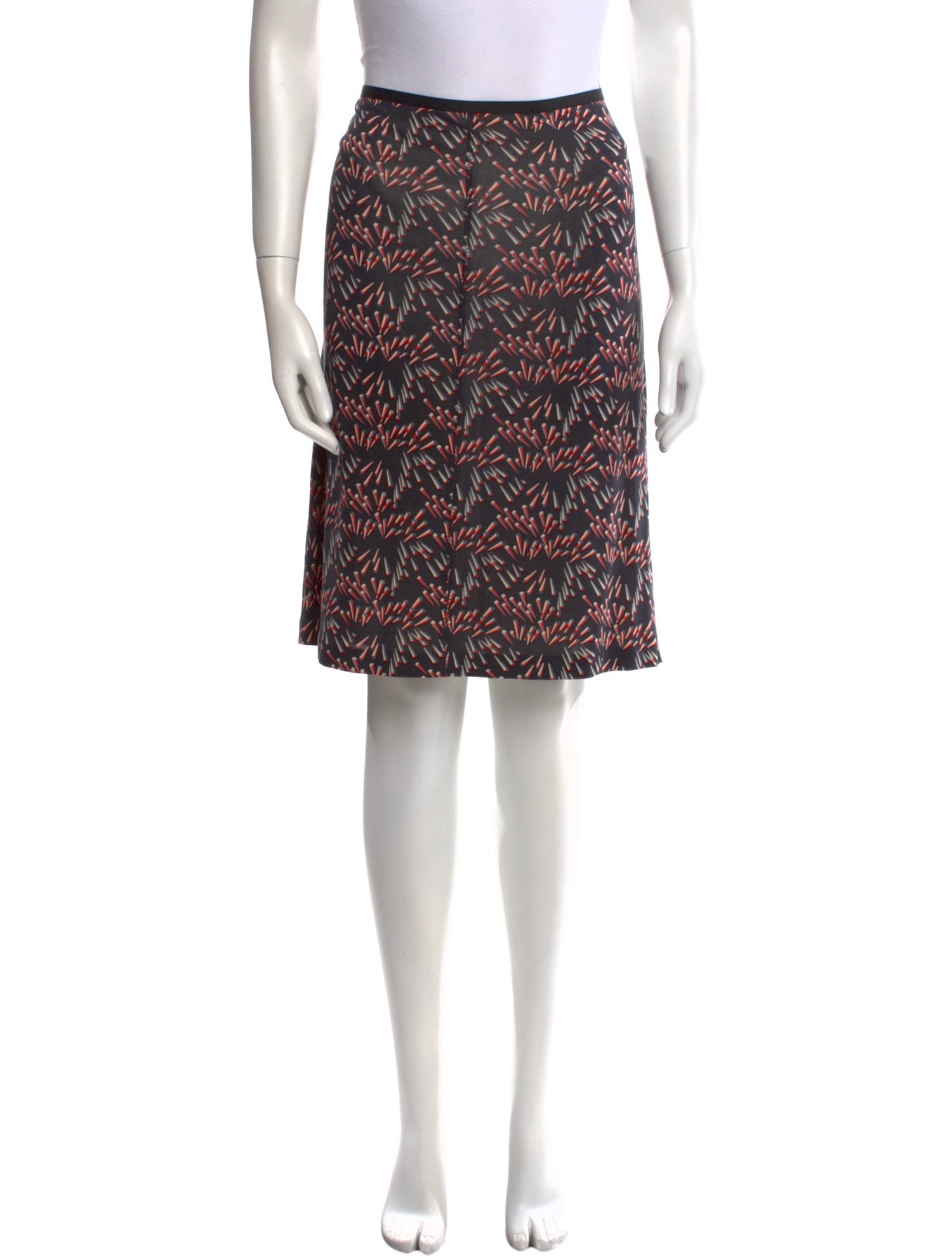 Diane von Furstenberg Silk Knee-Length Skirt