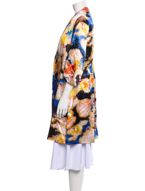 Diane von Furstenberg Linen Printed Robe