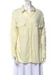 Diane von Furstenberg Long Sleeve Button-Up Top