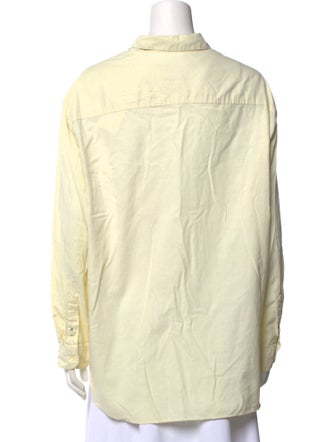 Diane von Furstenberg Long Sleeve Button-Up Top