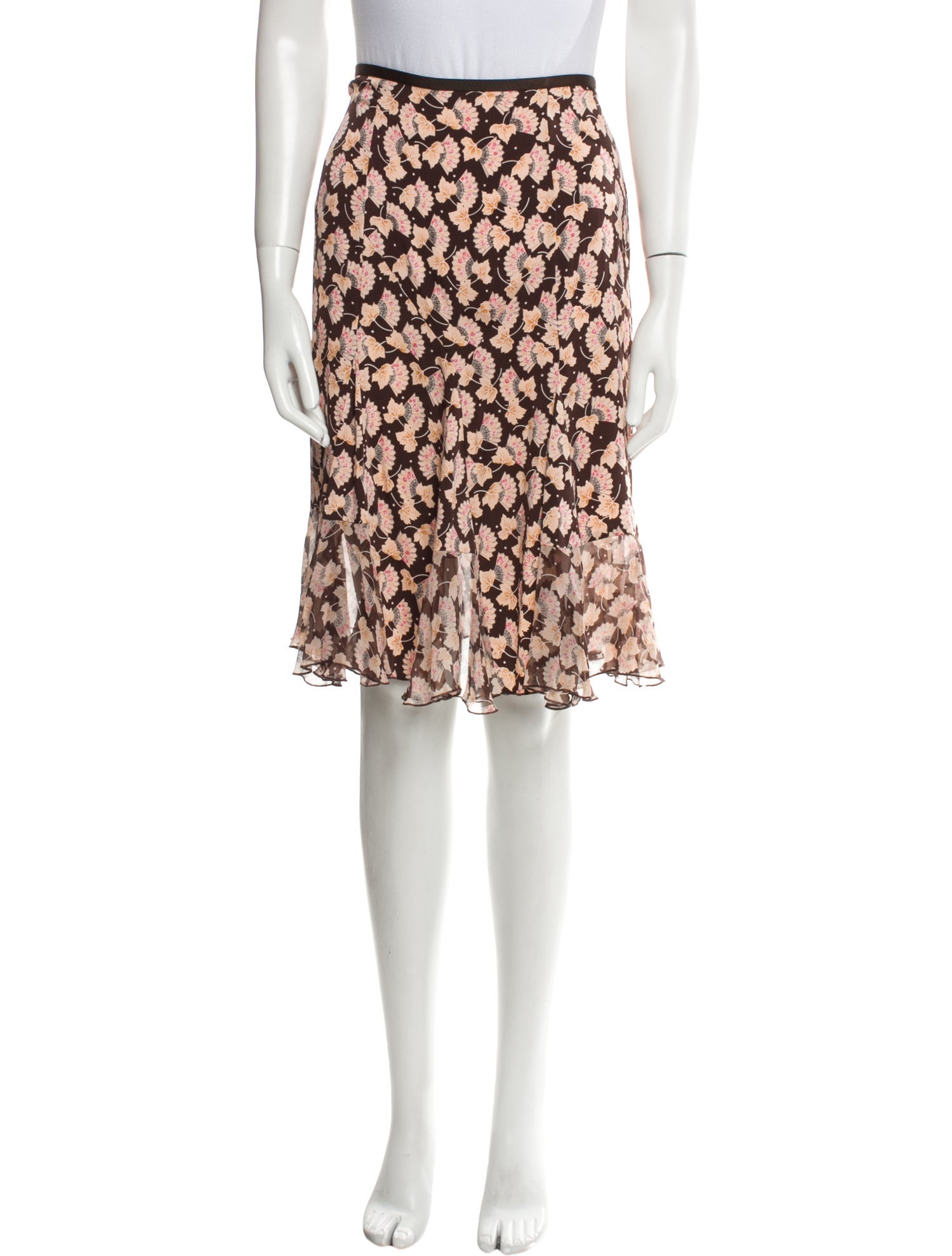Diane von Furstenberg Silk Knee-Length Skirt