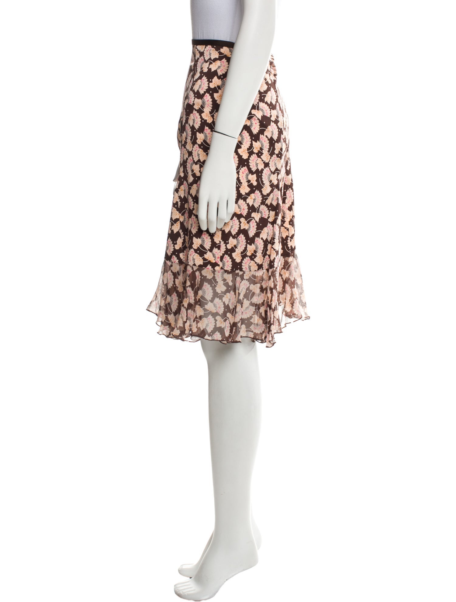 Diane von Furstenberg Silk Knee-Length Skirt