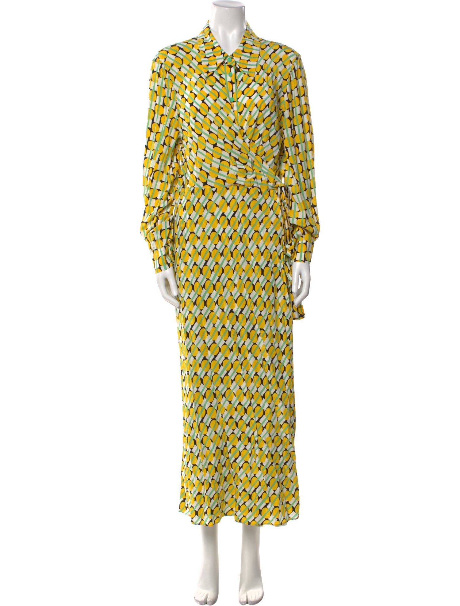 Diane von Furstenberg Printed Long Dress